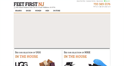 Desktop Screenshot of feetfirstnj.com